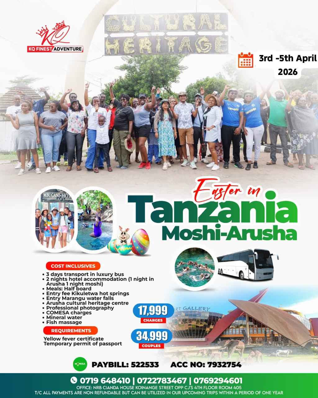 EASTER IN TANZANIA MOSHI ARUSHA